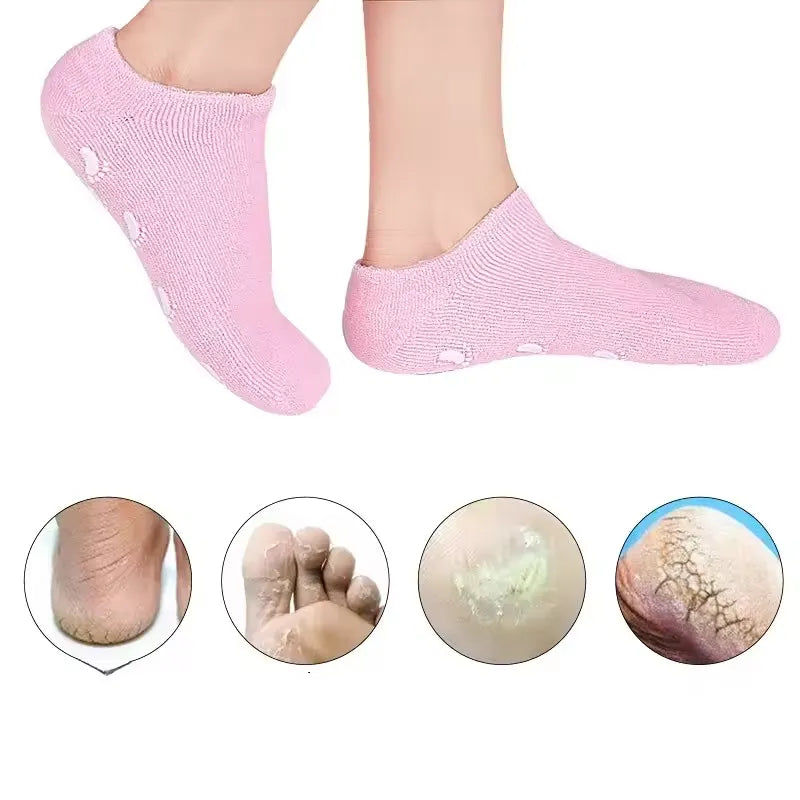 Reusable Silicone Soft Gel Socks