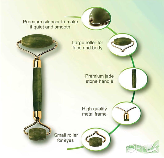 Jade Gem Stone Face Massage