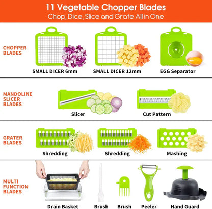 14 In 1 Vegetable Chopper and Cutter