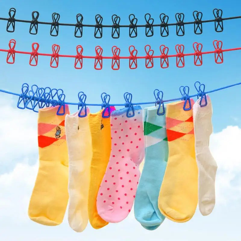 Portable Clothesline Windproof Rope
