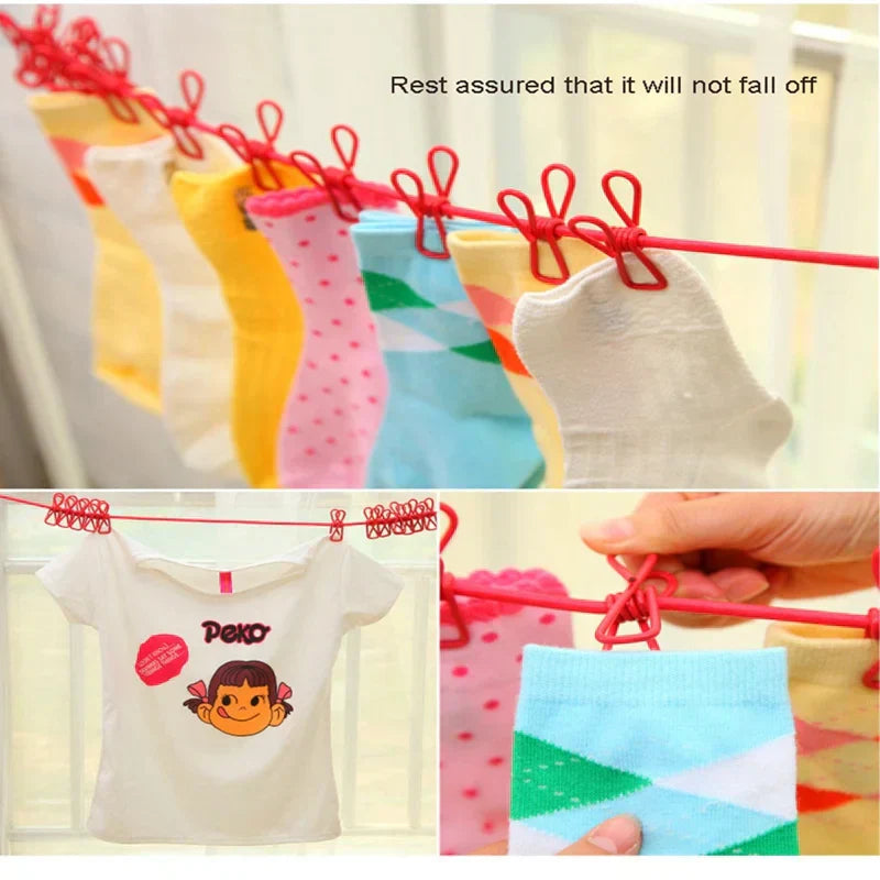 Portable Clothesline Windproof Rope