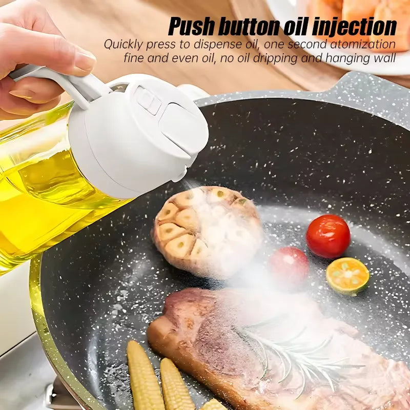 2 in 1 Glass Oil Sprayer & Dispenser