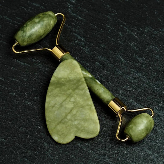 Jade Gem Stone Face Massage
