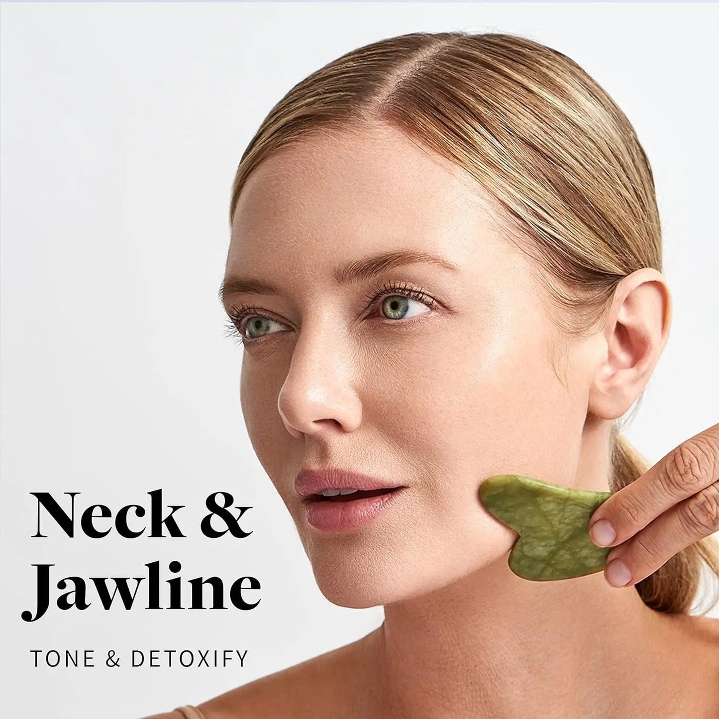 Jade Gem Stone Face Massage